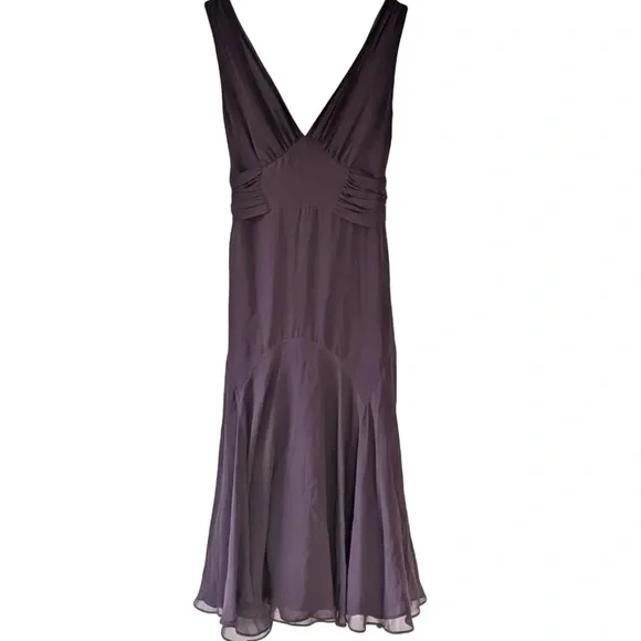 Ted Baker Silk Midi Dress Small Wedding Formal Party Jewel Tone Romantic - Picture 2 of 9